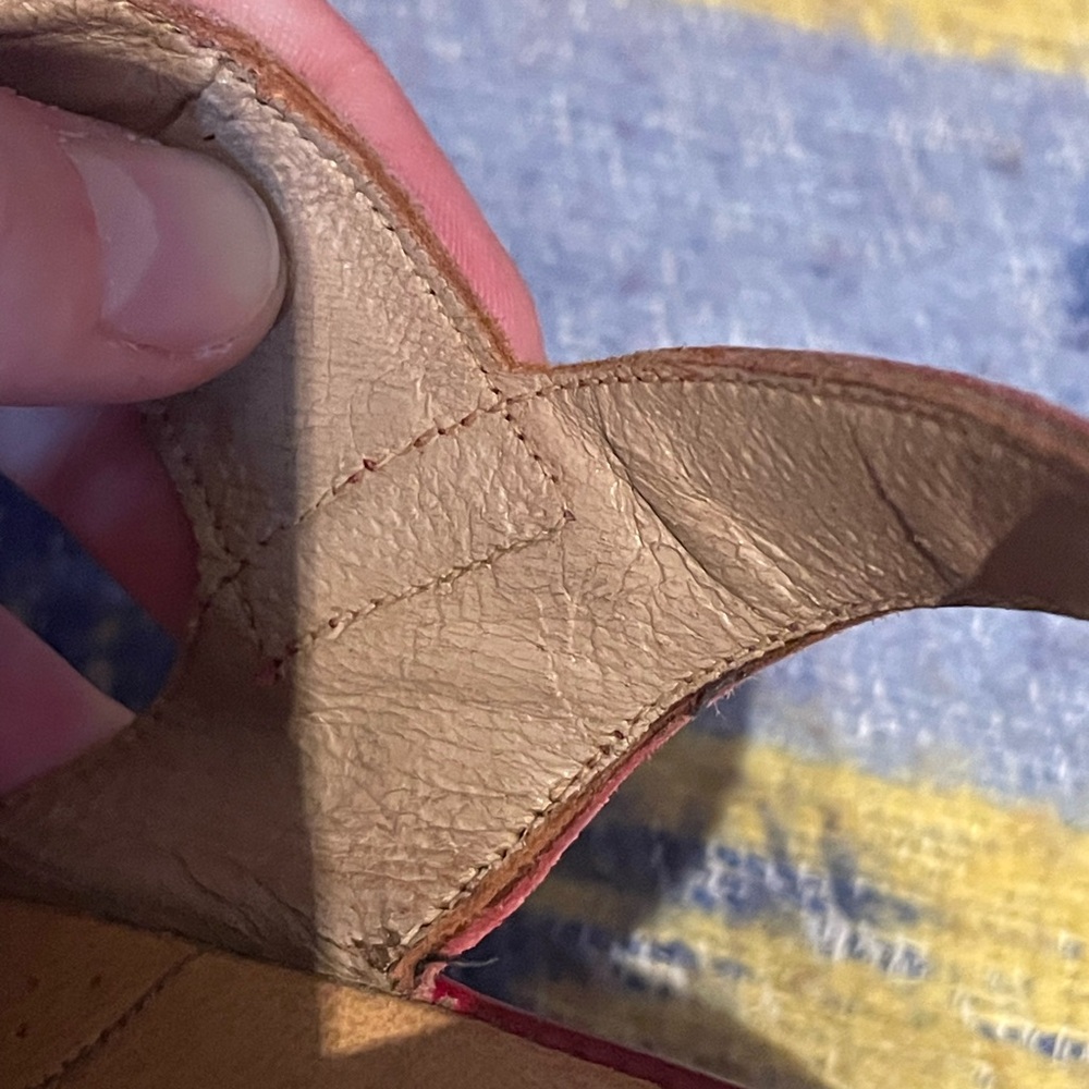 1950s red wedges / sandals! - Picture 9 of 11